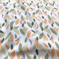 Printed Cotton GIGLIO Off-White / Spring Multicolored